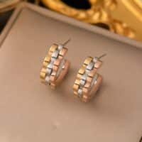 گوشواره رولکس استیل